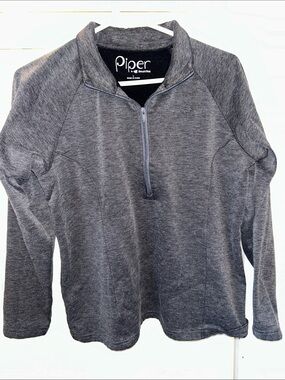 Piper Women’s Charcoal Gray Half-Zip Pullover